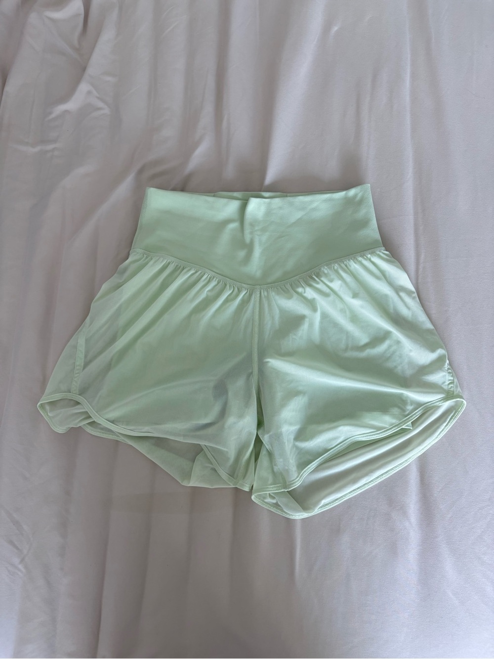 lululemon athletica Light Mint High-Waist Athletic Shorts